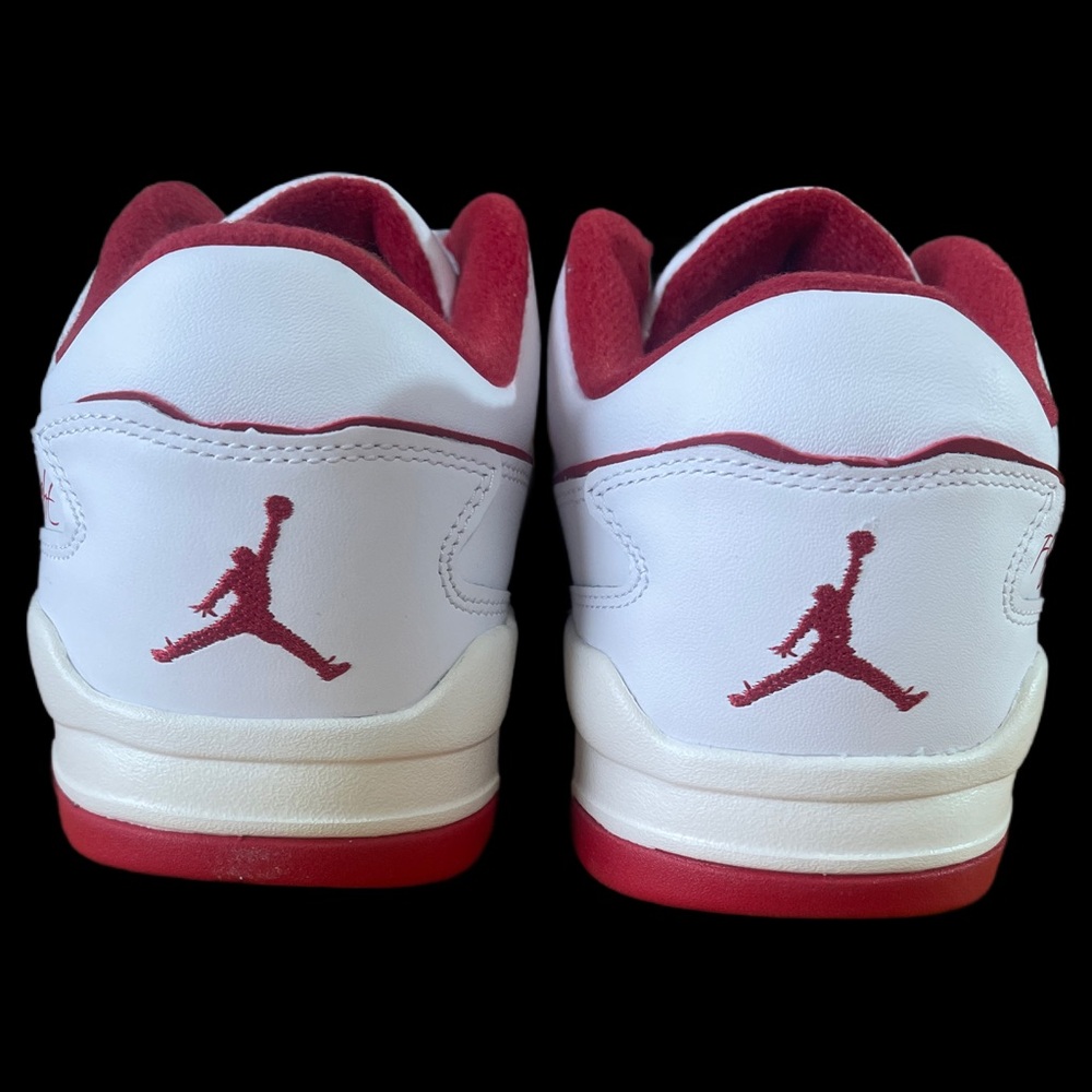 Nike Air Jordan Flight Court Men's White and Red Sneakers *NEW* size 11 - Picture 8 of 14